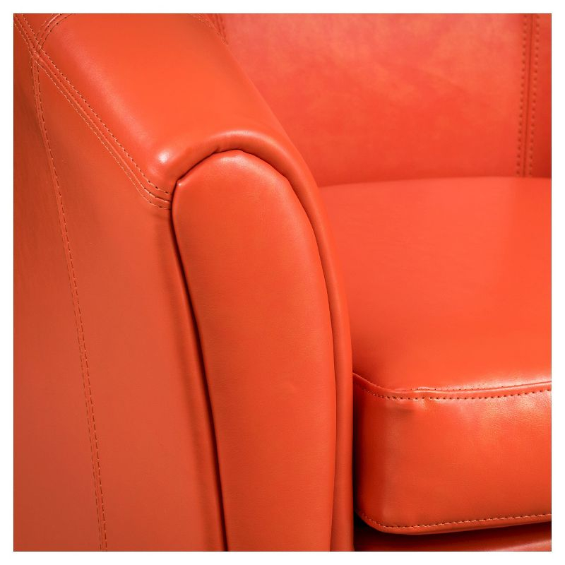 Napoli Club Chair Orange - Christopher Knight Home