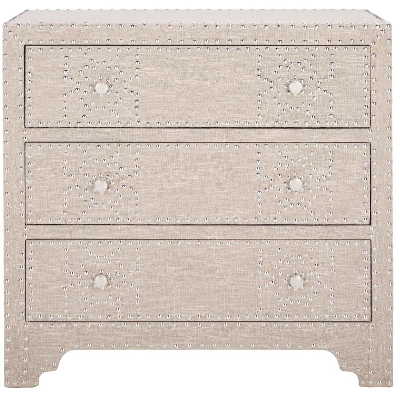Gordy 3 Drawer Chest - AMH1504 - Grey - Safavieh Couture