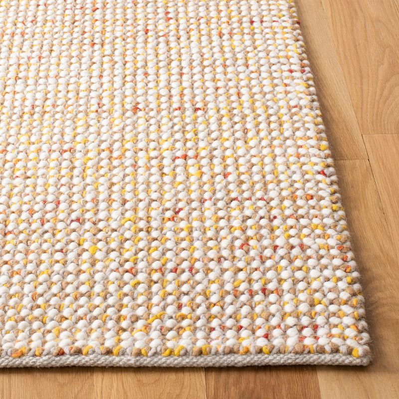 Vermont VRM401 Hand Woven Area Rug - Ivory/Gold - 4'x6' - Safavieh.