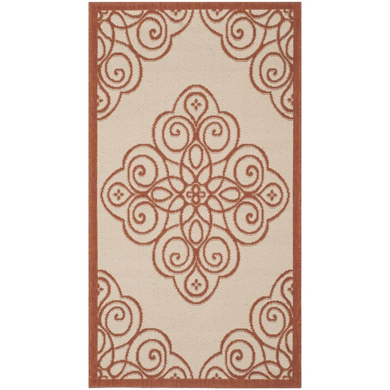 Martha Stewart Rosamond - MSR4244 - Indoor Power Loomed Area Rugs - Cayenne - 4'x5'7"
