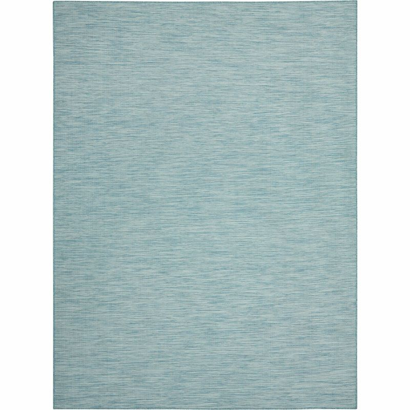 Nourison Positano POS01 Indoor/outdoor Area Rug - Aqua 7' x 10'