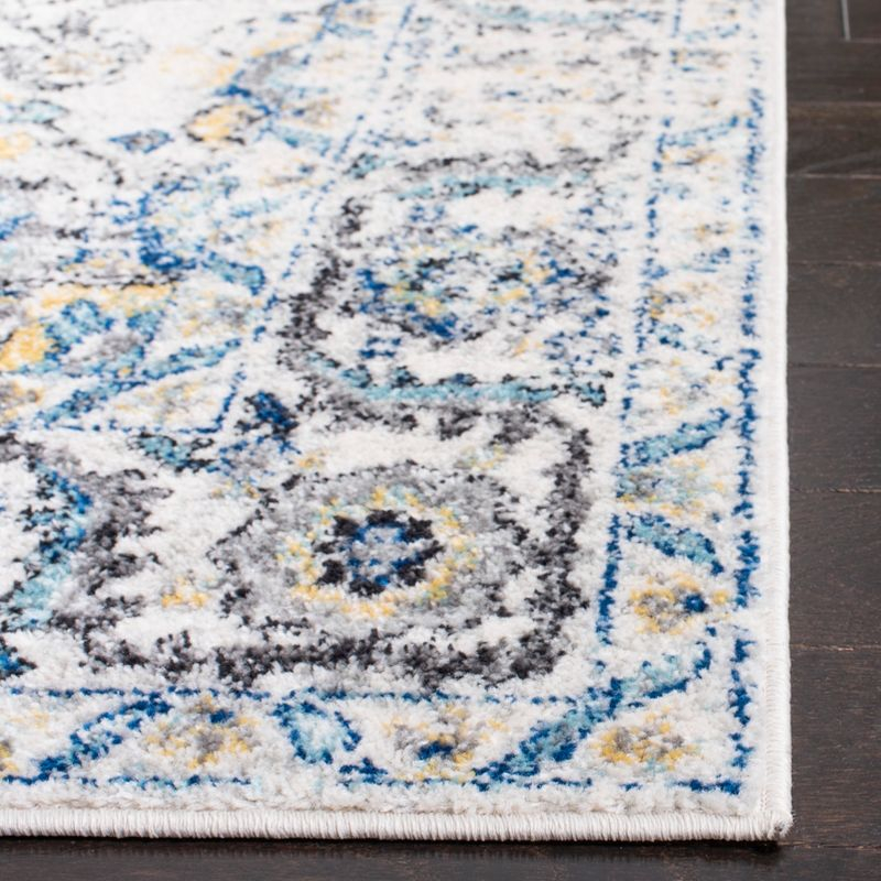 Madison MAD603 Power Loomed Indoor Area Rug - Grey/Ivory - 6'7"x6'7" - Safavieh