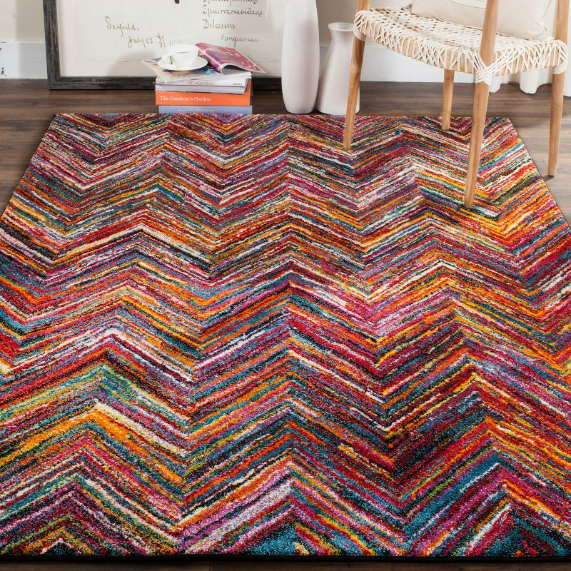 Aruba ARB505 Power Loomed Area Rug - Multi - 5'3"x7'6" - Safavieh.