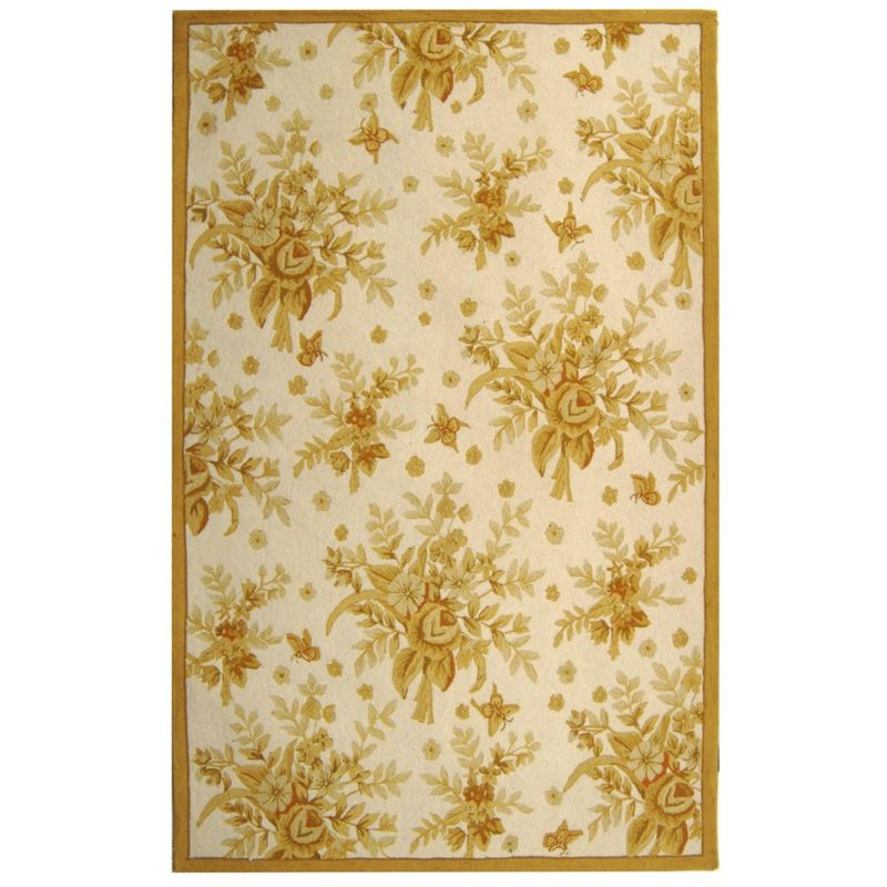 Chelsea HK250 Handmade Area Rug - 8'x10' - Ivory/Gold - Safavieh