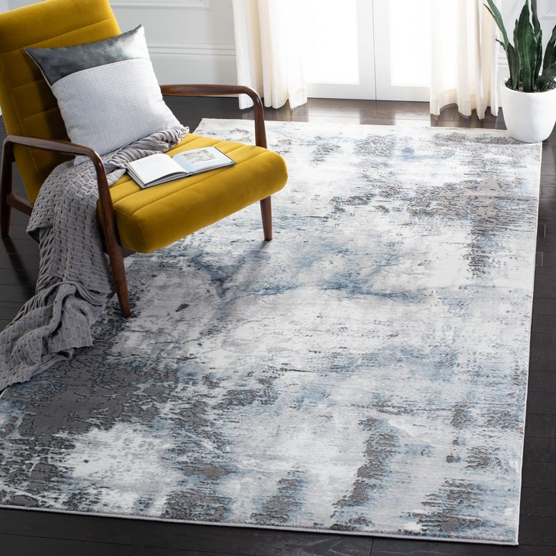 Craft CFT850 Loomed Indoor Area Rug - Blue/Grey - 4'x6' - Safavieh