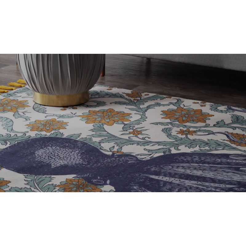 Nuloom Thomas Paul Flatweave Cotton Octopus Indoor Area Rug, 5' x 8', Multi