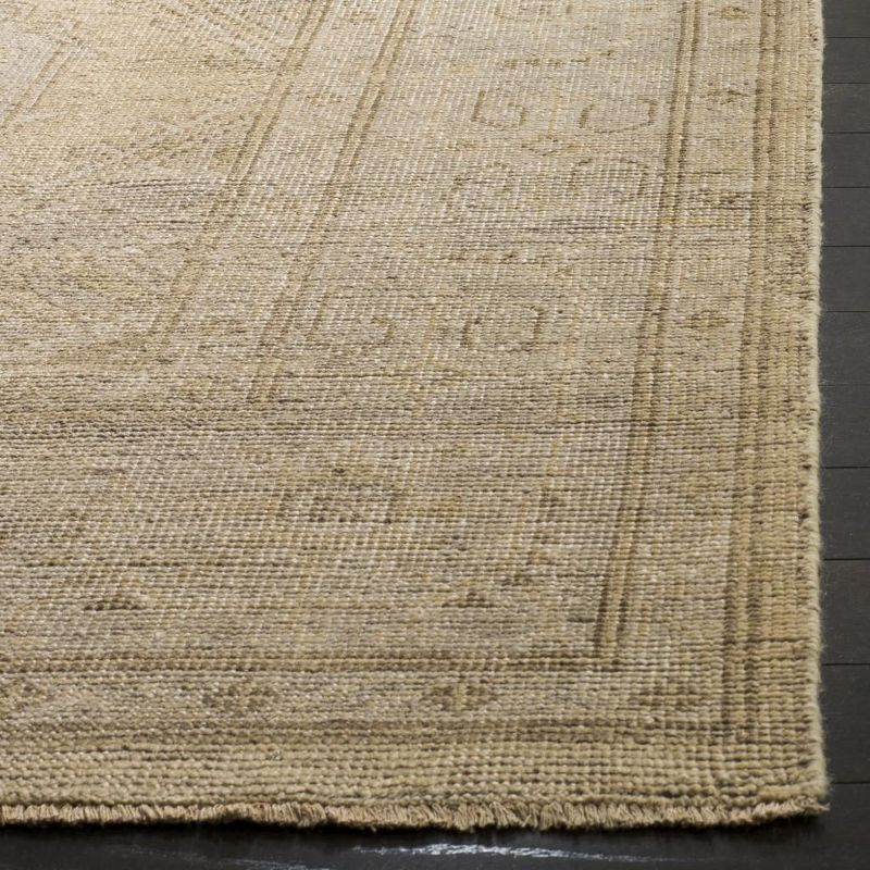 Izmir IZM180 Hand Knotted Area Rug - Gold/Grey - 6'x9' - Safavieh
