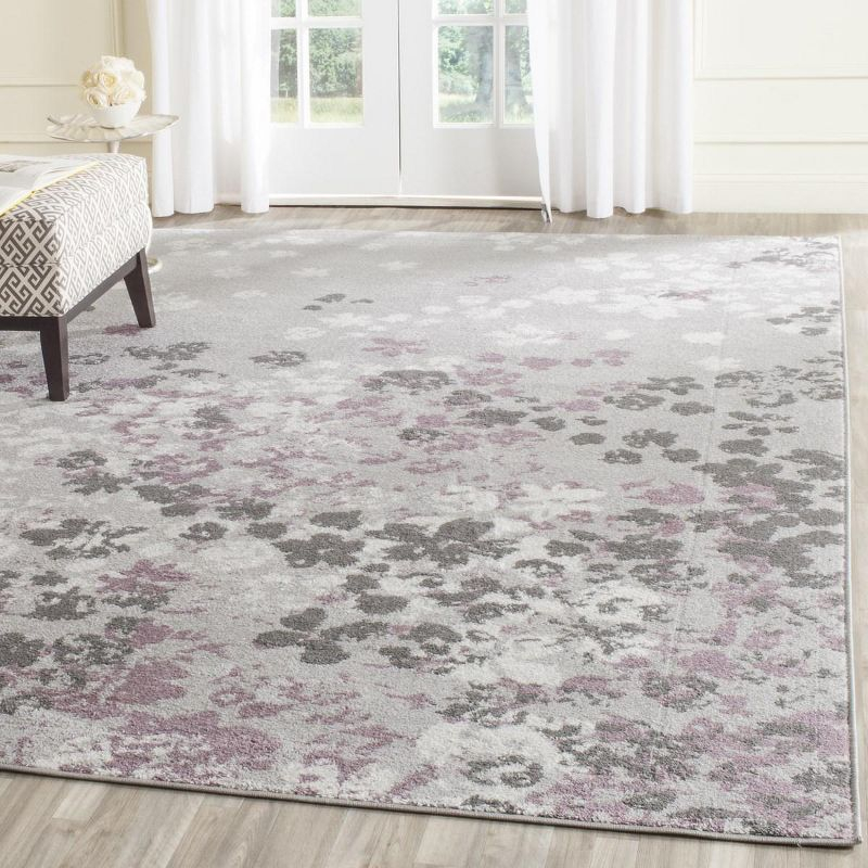 Adirondack ADR115 Machine Made Indoor Area Rug - Light Grey/Purple - 10'x14' - Safavieh