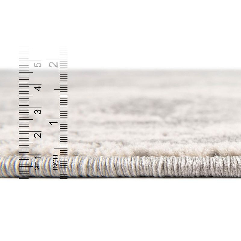 Unique Loom Portland Collection Area Rug - Orford (4' 1" x 6' 1" Rectangle Gray/Beige)