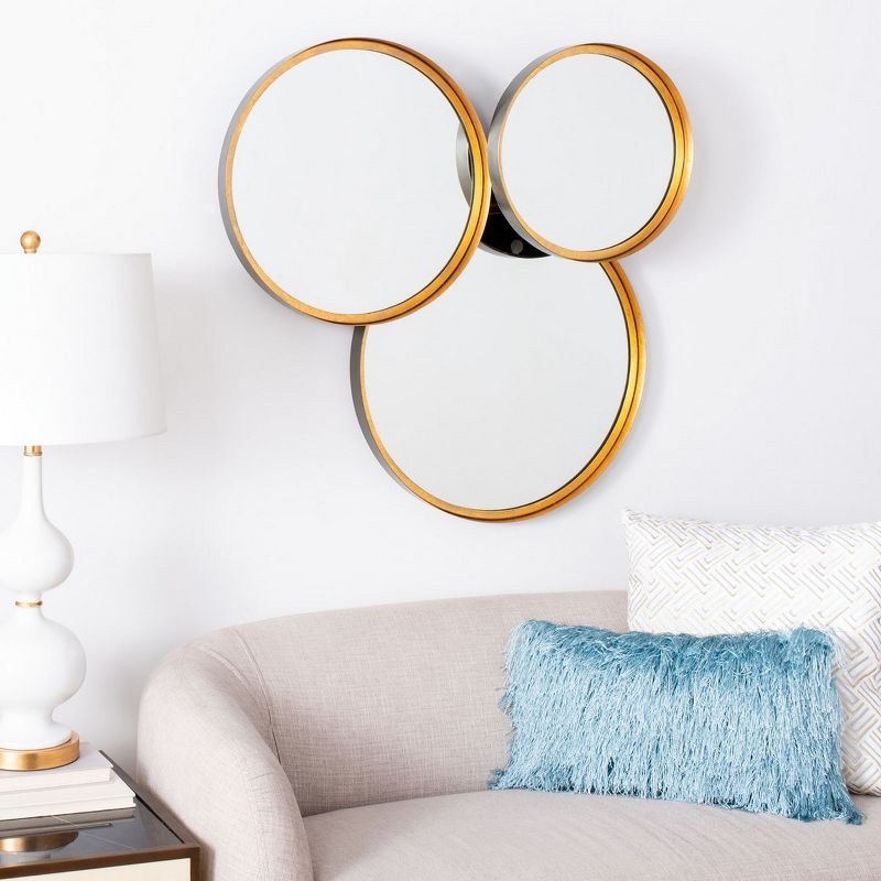 Loni Mirror - Gold Foil/Black - Safavieh