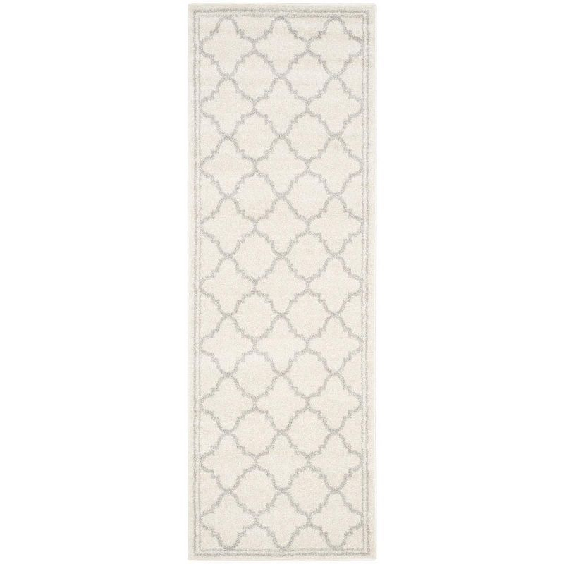 Amherst AMT422 Power Loomed Indoor Runner Rug - Beige/Light Grey - 2'3"x11' - Safavieh