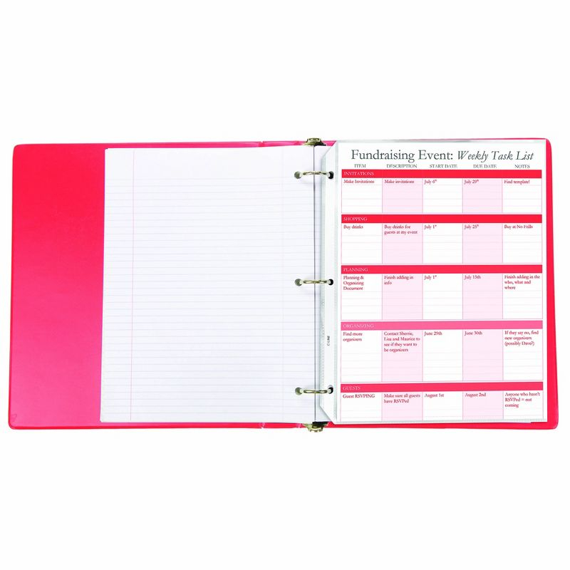 C-Line® Standard Weight Poly Sheet Protectors, Clear, Top Loading, 11" x 8-1/2", box of 100