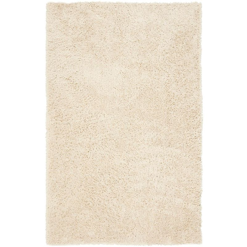 Classic Shag Ultra SG240 Hand Tufted Indoor Area Rug - White - 9'6"x13'6" - Safavieh