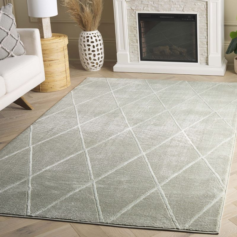 Revive REV104 Power Loomed Indoor Area Rug - 5'3"x7'7" - Sage - Safavieh