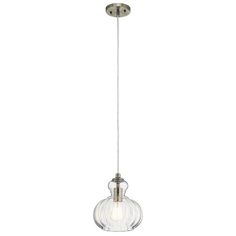 Kichler Lighting Riviera 1 - Light Pendant in  Brushed Nickel