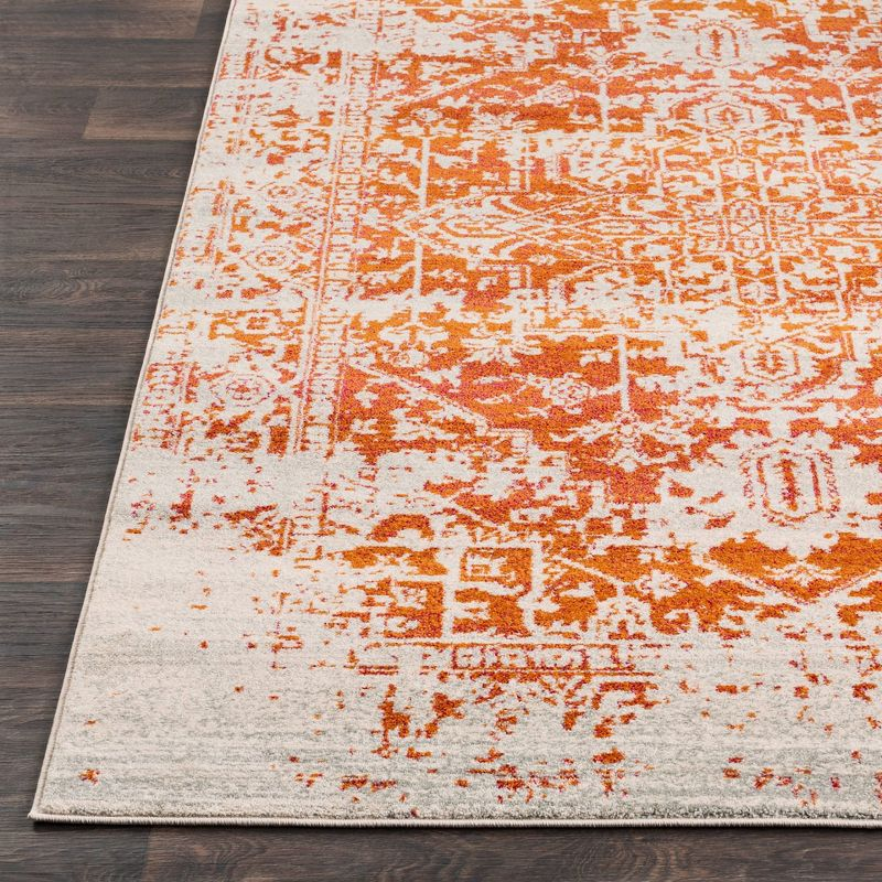 Livabliss 2'7"x7'3" Worsham Traditional Rug Orange