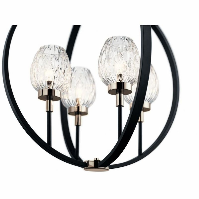 Kichler Lighting Moyra 4 - Light Chandelier in  Black