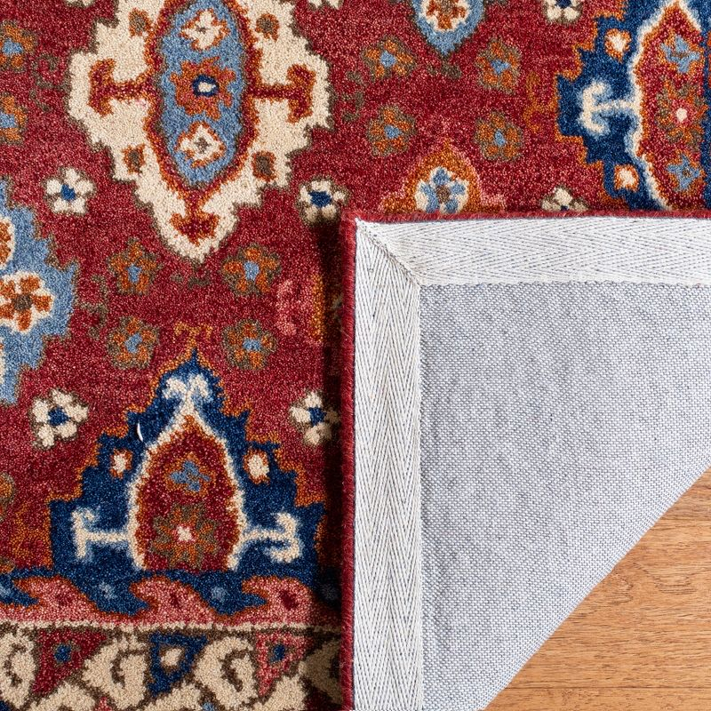 Antiquity AT509 Hand Tufted Runner Rug - Red/Blue - 2'3"x8' - Safavieh.