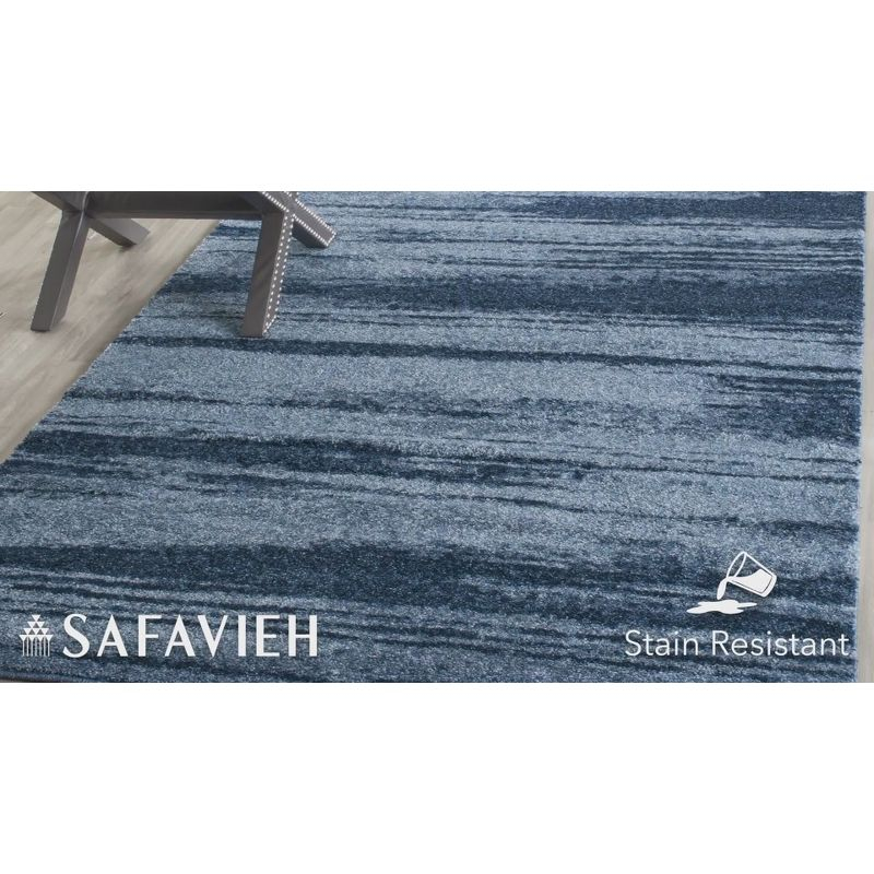 Retro RET2693 Power Loomed Indoor Area Rug - Dark Grey/Light Grey - 8'x8' - Safavieh.