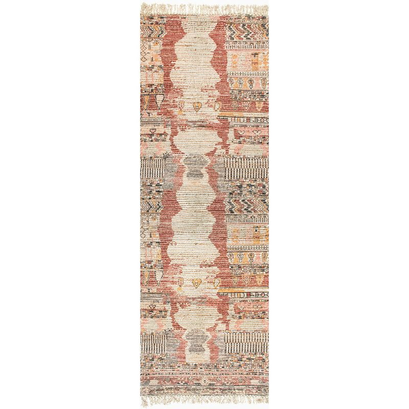 nuLOOM Hermina Southwestern Tasseled Area Rug, Runner 2' 6" x 8', Multicolor
