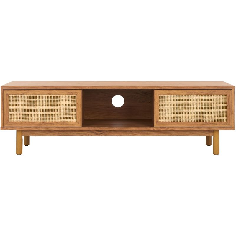 Aino 2 Door Media Stand - MED9619 - Oak/Natural - Safavieh