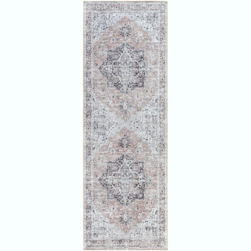Mark & Day West Okoboji 2'7"x7'10" Runner Washable Woven Indoor Area Rugs Gray