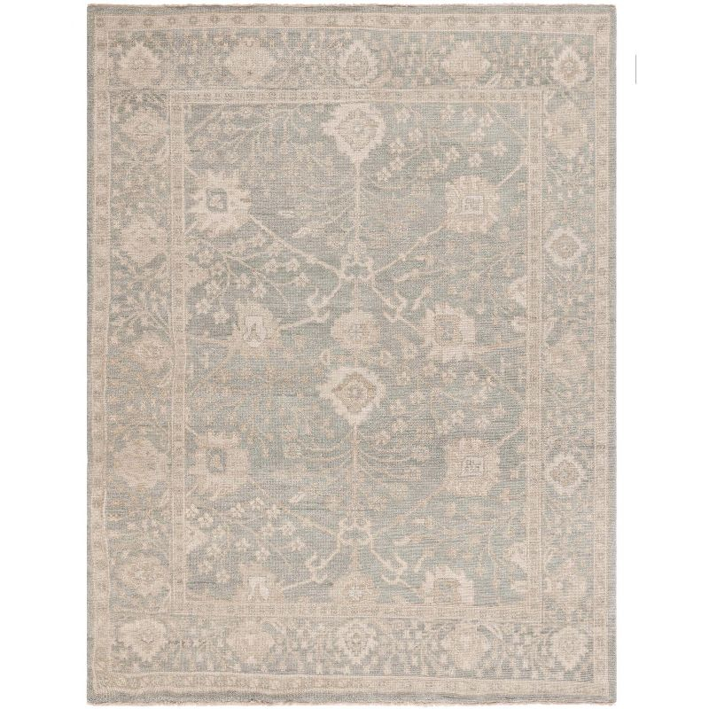 Izmir IZM134 Hand Knotted Area Rug - Light Blue/Ivory - 8'x10' - Safavieh
