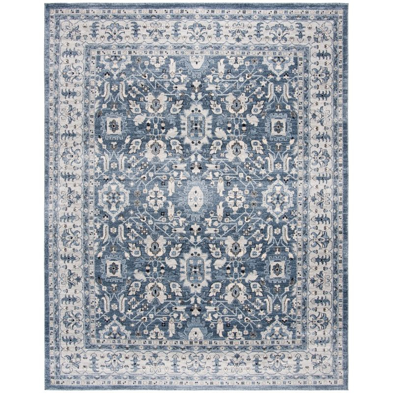 Charleston CHL412 Loomed Indoor Area Rug - Navy/Creme - 9'x12' - Safavieh