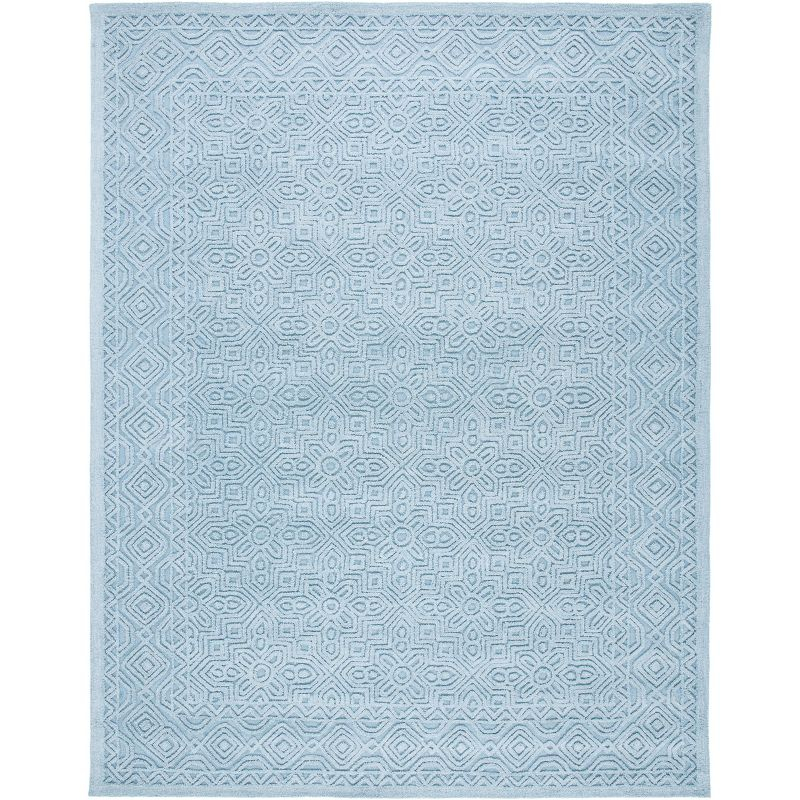 Textural TXT101 Hand Tufted Area Rug - Blue - 8'x10' - Safavieh.