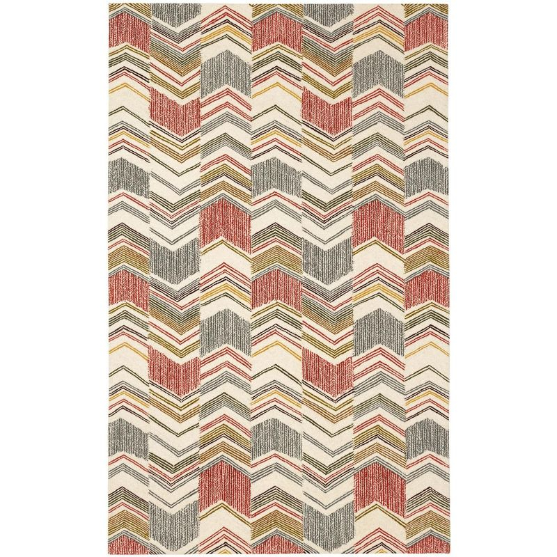 Annie Selke - Dash & Albert Zig Zag Hand Micro Hooked Wool Rug, Runner 2.5x8, Multi