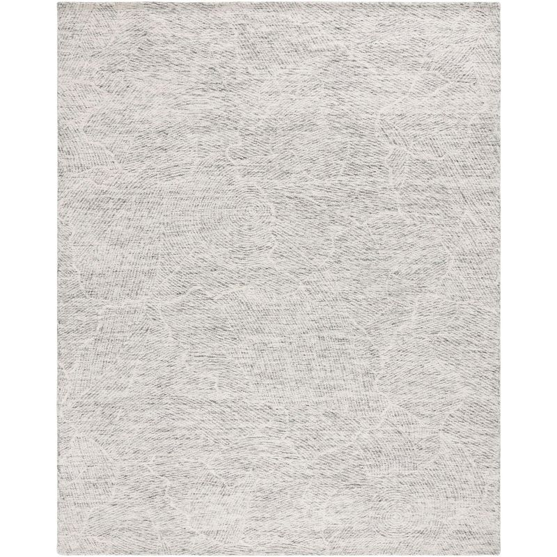 Metro MET999 Hand Tufted Indoor Area Rug - Dark Grey/Ivory - 8'x10' - Safavieh
