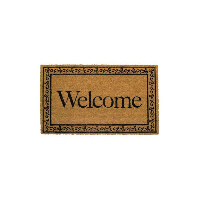Briarwood Lane Everyday Coir Doormat 30x18 Welcome Natural Fiber Coir Doormat