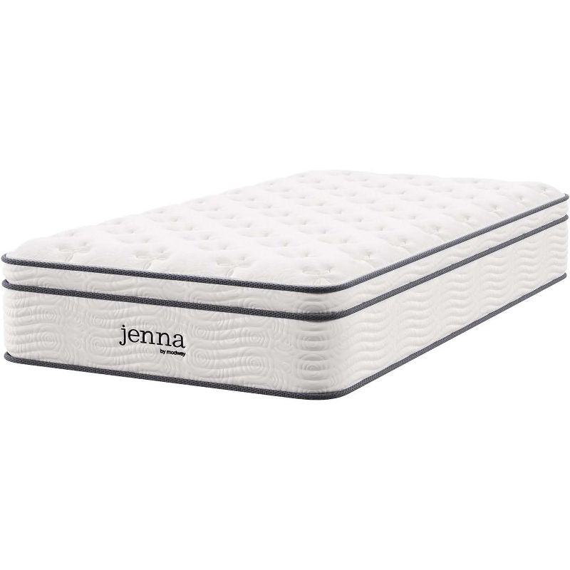 Modway Jenna 12 Inch Innerspring and Foam Twin Mattress