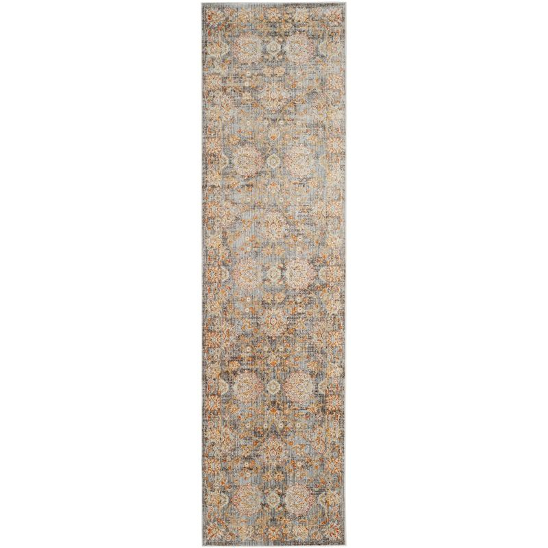Vintage Persian VTP469 Power Loomed Indoor Runner Rug - Light Brown/Multi - 2'2"x12' - Safavieh