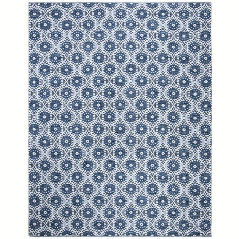 Montauk MTK612 Hand Woven Indoor Area Rug - Navy/Ivory - 8'x10' - Safavieh