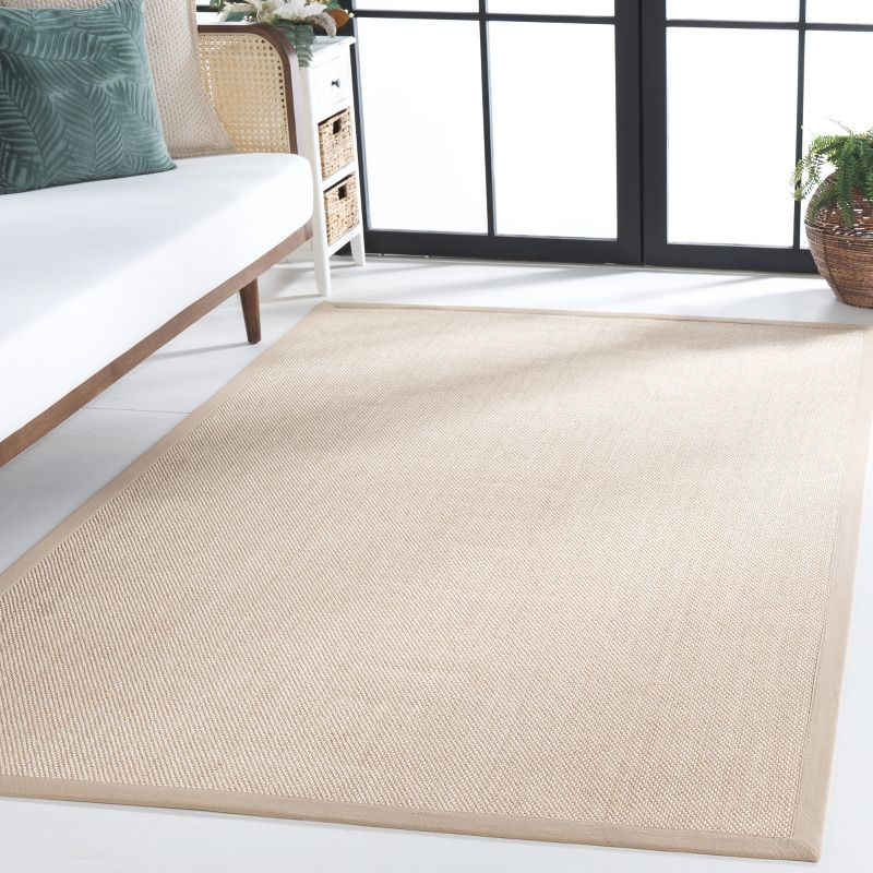 Natural Fiber NF442 Power Loomed Indoor Area Rug - Tan/Tan - 6'x9' - Safavieh.