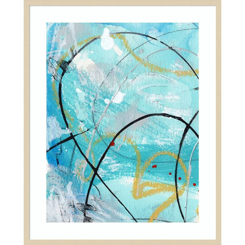 Amanti Art 33"x41" Whirlwind I by Laura Gibson Wood Framed Wall Art Print