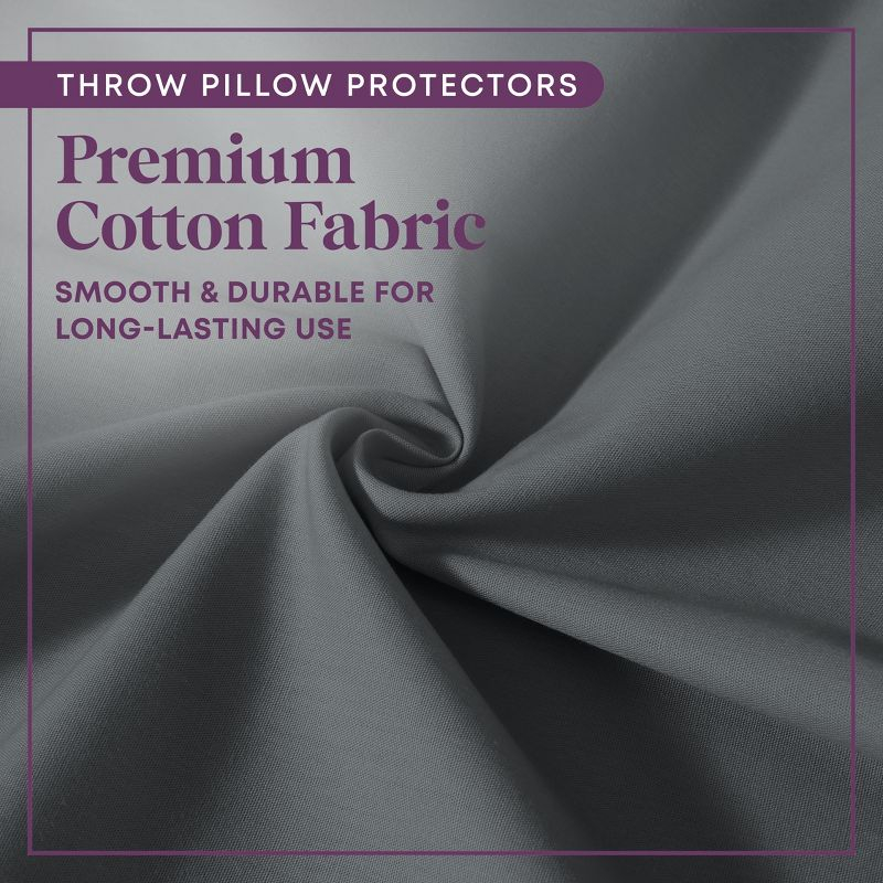 Circles Home, 100% Cotton Zippered Pillow Protector