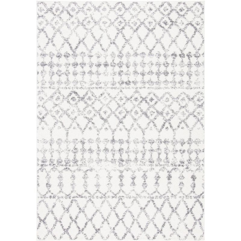 Tulum TUL657 Power Loomed Area Rug - Ivory/Grey - 8'9"x11'9" - Safavieh.