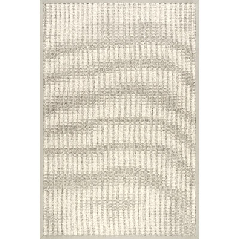 Nuloom Monica Geometric Wool Indoor Area Rug, 9' x 12', Grey
