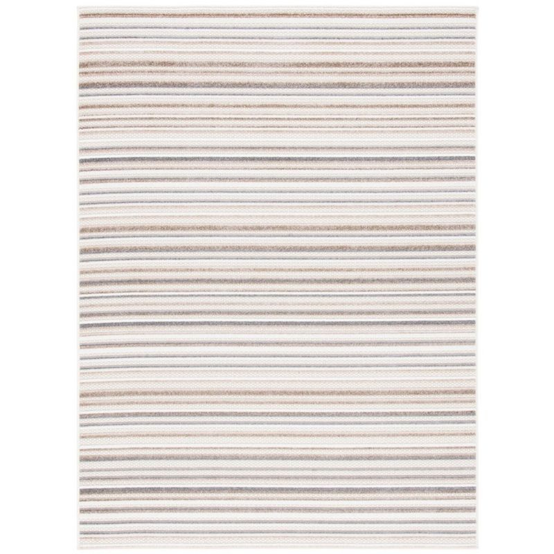 Cabana CBN323 Loomed Indoor Area Rug - Ivory/Grey - 5'3"x7'6" - Safavieh