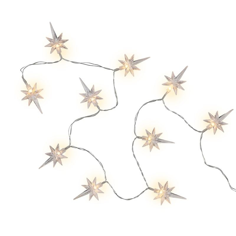 Northlight North Star Christmas Light Set - Warm White LED - 3' - Clear Wire - 10ct