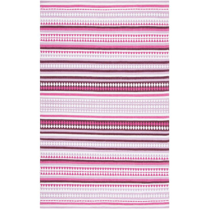 Montauk MTK451 Hand Woven Area Rug - Pink/Ivory - 5'x8' - Safavieh.