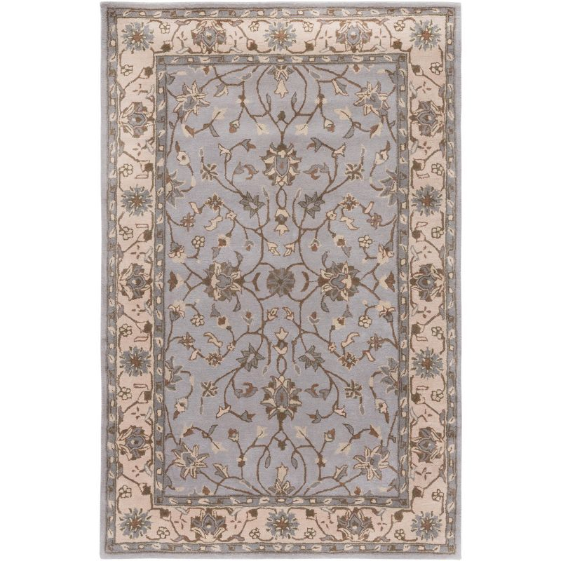 Heritage HG862 Hand Tufted Area Rug - Beige/Grey - 8'x10' - Safavieh.