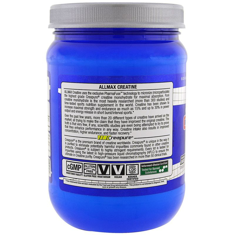 ALLMAX Creatine, Pharmaceutical Grade, Unflavored, 14.11 oz (400 g)