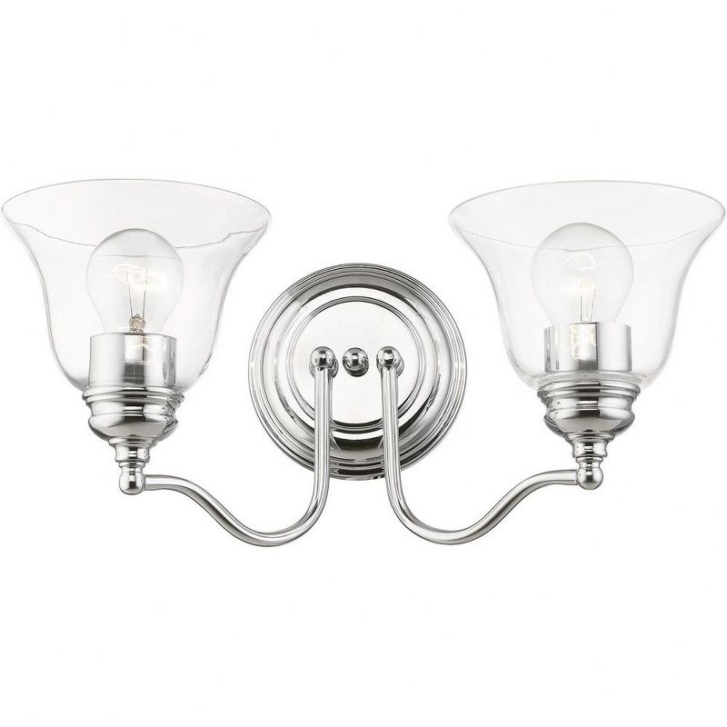 Livex Lighting Moreland 2 - Light Vanity in  Polished Chrome