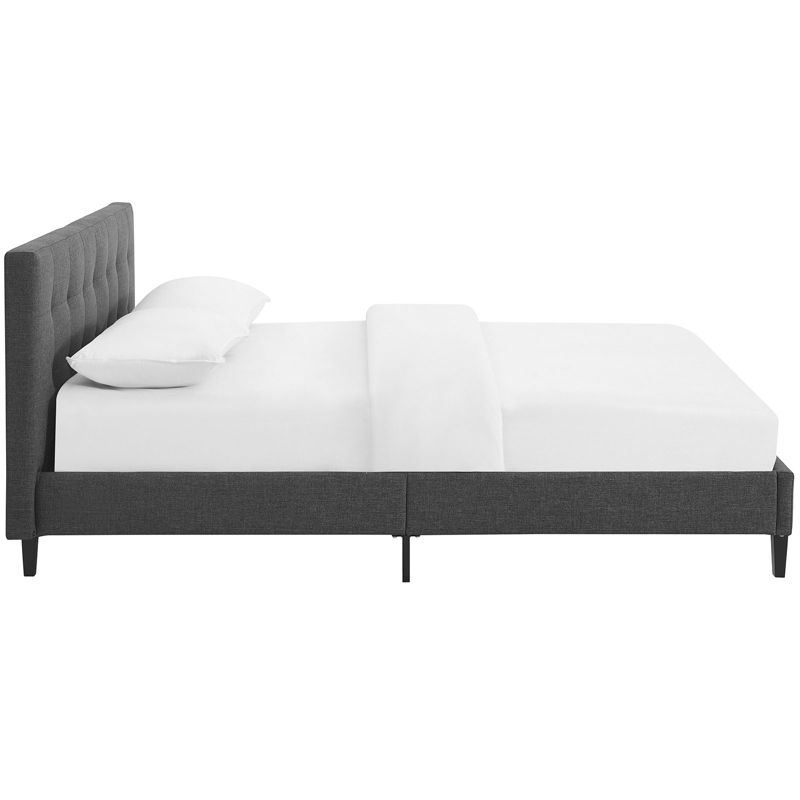 Modway Linnea Queen Fabric Bed - Grey