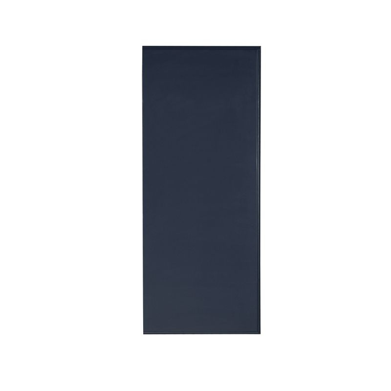 Campaign 2 Drawer Desk Blue/Gold - Linon: Matte Gold Legs, MDF, Metal Hardware