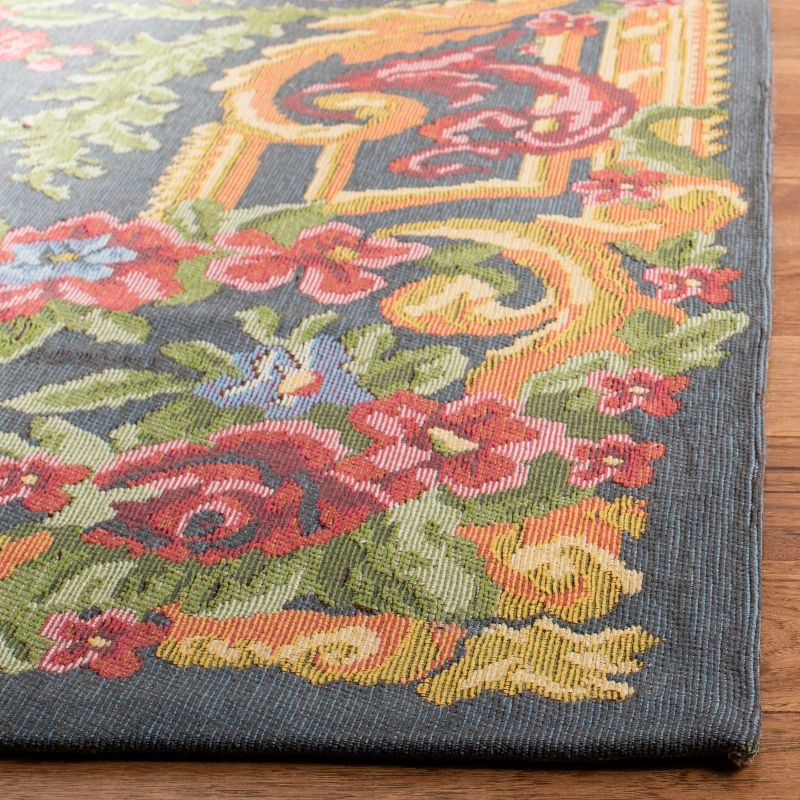Classic Vintage CLV112 Power Loomed Area Rug - Grey/Rose - 8'x10' - Safavieh.