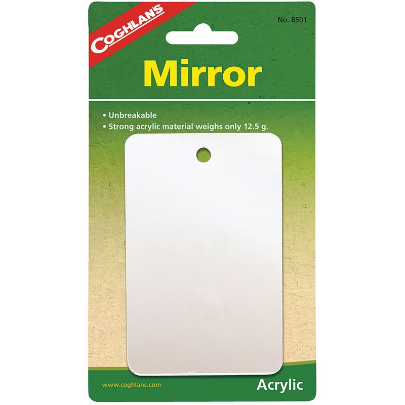 Coghlan's Featherweight Mirror, Unbreakable Acrylic Material, Emergency Survival